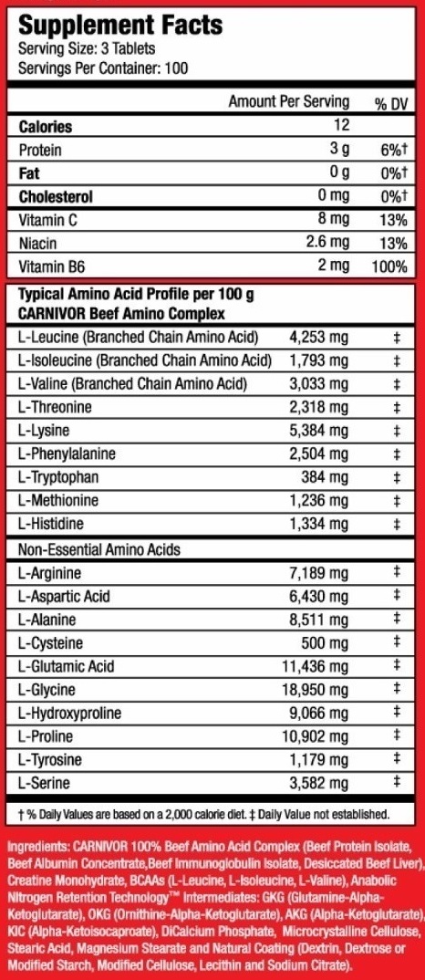 Carnivor Beef Aminos-296758